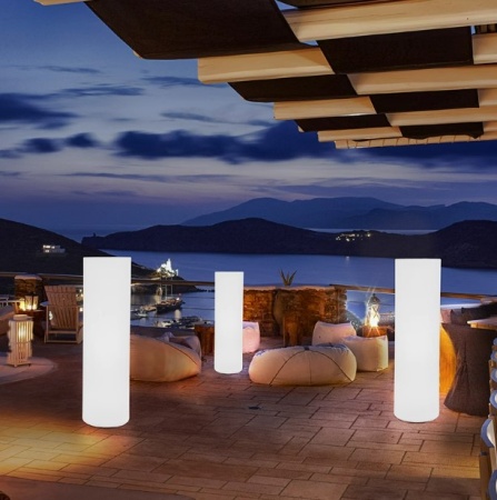 Светильник Цилиндр 16х36 питание от АКБ, RGB