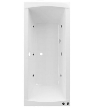 Ванна Excellent Aquaria Lux 180x80 с гидромассажем