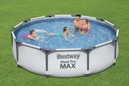 Bestway 56406 BW Каркасный бассейн Steel Pro Max 305х76см, 4678л Bestway 56406 BW Каркасный бассейн Steel Pro Max 305х76см, 4678л