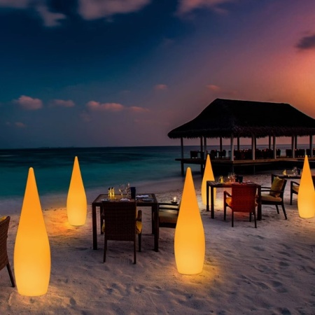 Светильник Капля 24х80 питание от АКБ, RGB Светильник Капля 24х80 питание от АКБ, RGB