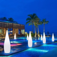 Светильник Капля 45х150 питание от АКБ, RGB Светильник Капля 45х150 питание от АКБ, RGB